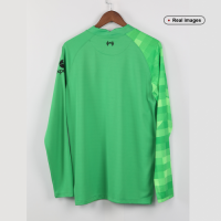 Liverpool Soccer Jersey Goalkeeper Long Sleeve Green Replica 2021/22