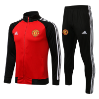 Manchester United Training Kit (Jacket+Pants) Red&Black 2021/22
