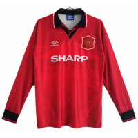 Manchester United Retro Long Sleeve Jersey Home 1994/96