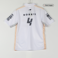 McLaren F1 Racing Team Lando Norris Polo Whtie 2021