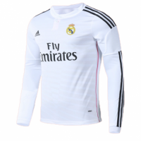 Real Madrid Retro Long Sleeve Jersey Home 2014/15