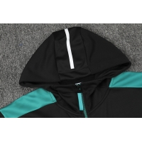 Real Madrid Hoodie Training Kit Black (Jacket+Pants) 2021/22