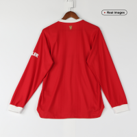 Manchester United Soccer Jersey Long Sleeve Away (Player Version) 2021/22
