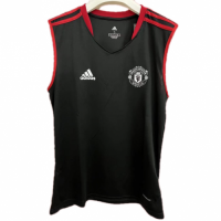 Manchester United Sleeveless Training Top - Black