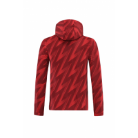 Arsenal Windbreaker Hoodie Jacket Red 2021/22
