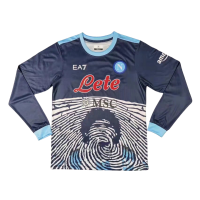 Napoli Maradona Ltd Edition Long Sleeve Soccer Jersey Replica 2021/22