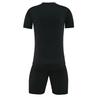 Customize Team Soccer Jersey Kit (Shirt+Short) Black - 720