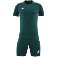 Customize Team Soccer Jersey Kit (Shirt+Short) Green - 720