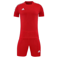 Customize Team Soccer Jersey Kit (Shirt+Short) Red - 720