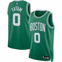 Men's Boston Celtics Jayson Tatum #0 Green 2021/22 Swingman Jersey - Icon Edition