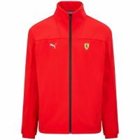 Men's Scuderia Ferrari Puma Softshell Red Jacket 2022