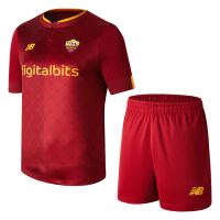 Roma Kids Jersey Home Kit(Jersey+Shorts) Replica 2022/23