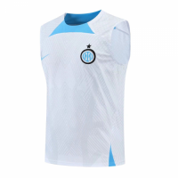 Inter Milan Sleeveless Training Kit (Top+Shorts) White 2022/23