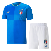 Italy Soccer Jersey Home Kit(Jersey+Shorts) 2022