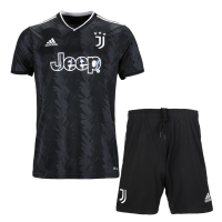 Juventus Kids Jersey Away Kit(Jersey+Shorts) Replica 2022/23