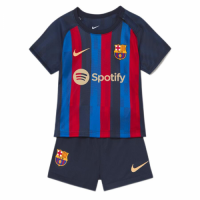 Barcelona Kids Jersey Home Kit(Jersey+Shorts) Replica 2022/23