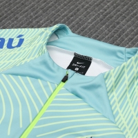 Brazil Training Zipper Sweat Kit(Top+Pants) Green 2022