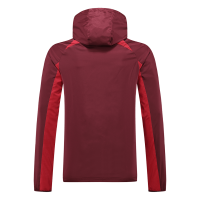 Barcelona Windbreaker Hoodie Jacket Red Replica 2022/23