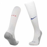 2020 France Away White Jersey Socks
