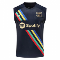 Barcelona Training Vest - Black Replica 2022/23