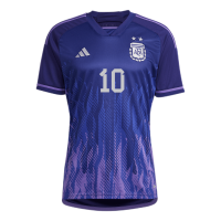 Argentina Messi #10 Jersey Away Replica World Cup 2022