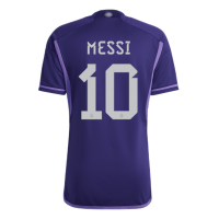 Argentina Messi #10 Jersey Away Replica World Cup 2022