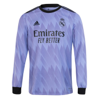 Real Madrid BENZEMA #9 Long Sleeve Jersey Away Replica 2022/23