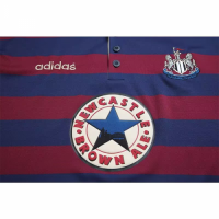 Newcastle Retro Jersey Long Sleeve Away 1995/96