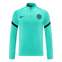Inter Milan Zipper Sweatshirt Kit(Top+Pants) Green 2022/23