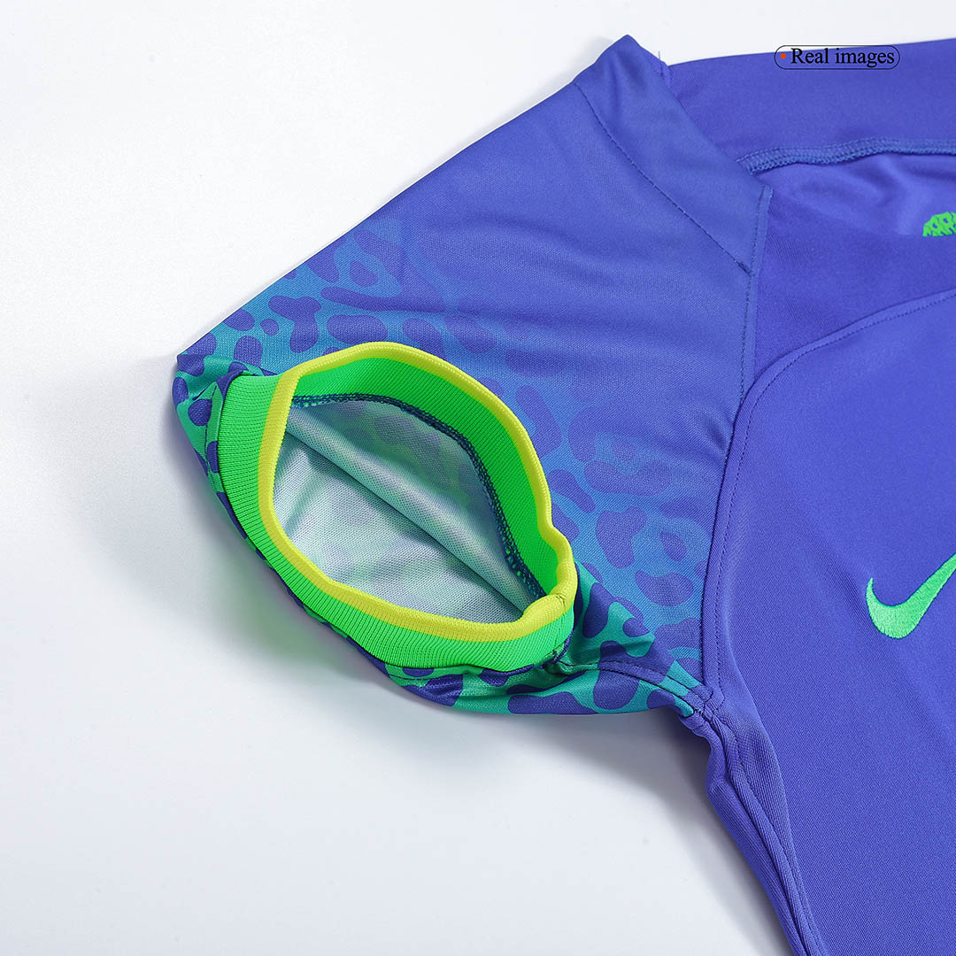 Brazil Women's NEYMAR JR #10 Away Jersey Replica World Cup 2022