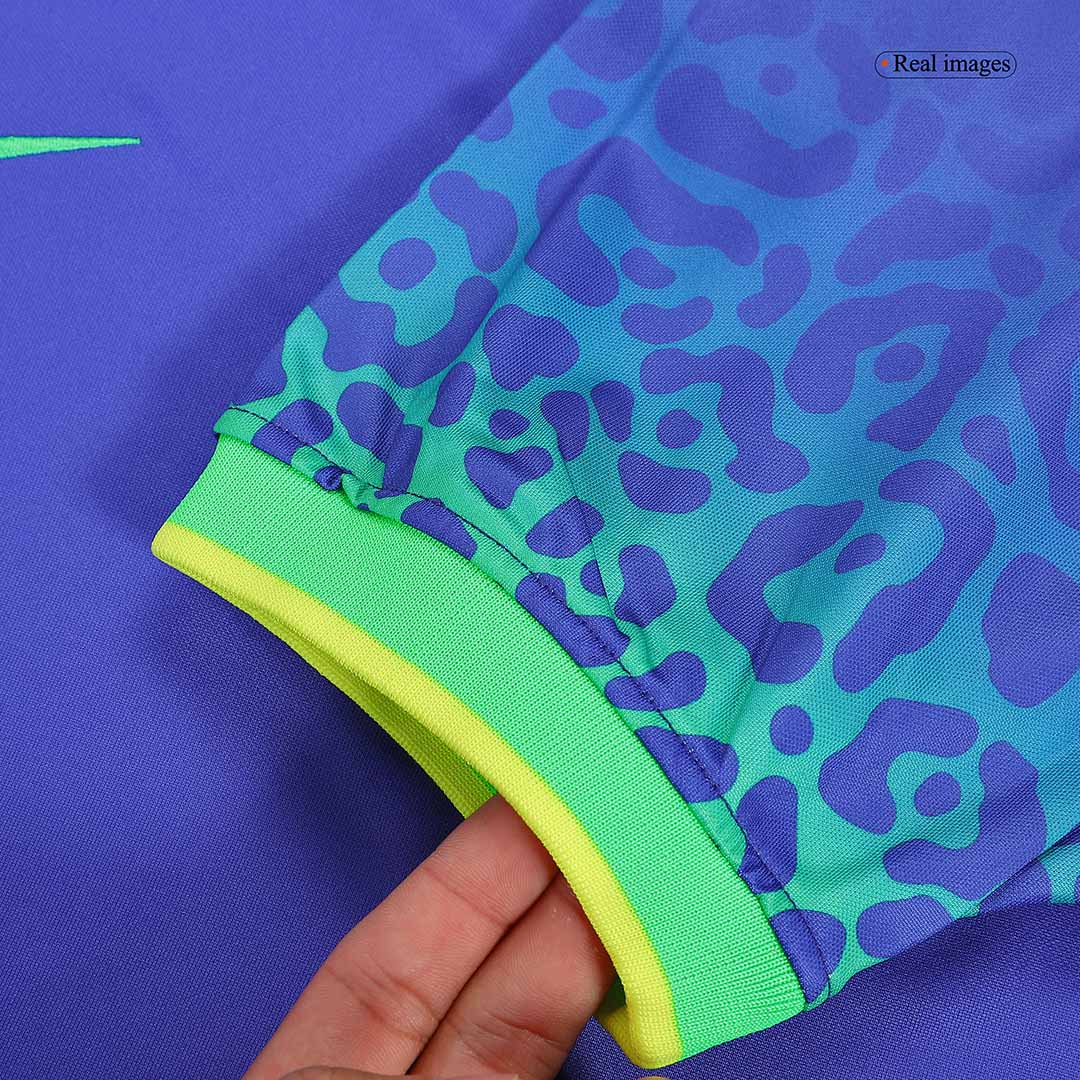 Brazil Women's NEYMAR JR #10 Away Jersey Replica World Cup 2022