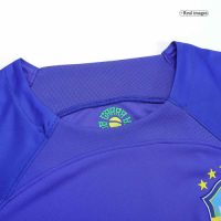 Brazil Soccer Jersey Away Replica World Cup 2022