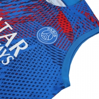 PSG Sleeveless Training Kit (Top+Shorts) Blue 2022/23