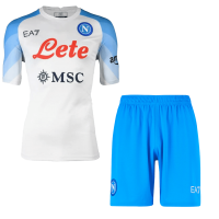 Napoli Soccer Jersey Away Whole Kit(Jersey+Shorts+Socks) Replica 2022/23