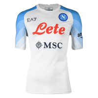 Napoli Soccer Jersey Away Whole Kit(Jersey+Shorts+Socks) Replica 2022/23