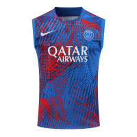 PSG Sleeveless Training Kit (Top+Shorts) Blue 2022/23
