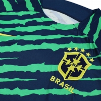 Brazil Pre-Match Jersey+Short Green World Cup 2022