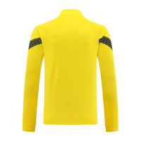 Borussia Dortmund Zipper Sweatshirt Kit(Top+Pants) Yellow 2022/23