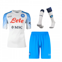 Napoli Soccer Jersey Away Whole Kit(Jersey+Shorts+Socks) Replica 2022/23