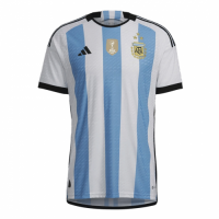 Argentina 3 Stars Jersey Home Player Version World Cup 2022