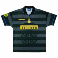 Inter Milan Ronaldo #10 Retro Jersey Europa League Away 1997-98