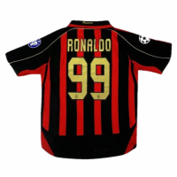 AC Milan Ronaldo #99 Retro Jersey Home Replica 2006/07
