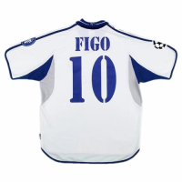 Real Madrid Figo #10 Retro Jersey Home 2000/01