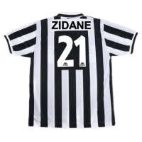 Zidane #21 Juventus Retro Home Jersey 1996/97