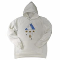 Argentina Messi World Cup Winners Collection Sweater Hoodie White 2022