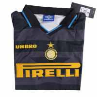 Inter Milan Ronaldo #10 Retro Jersey Europa League Away 1997-98