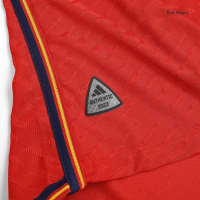 Spain Long Sleeve Jersey Home Player Version World Cup 2022