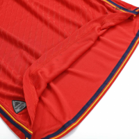 Spain Long Sleeve Jersey Home Player Version World Cup 2022