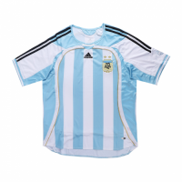 Argentina RIQUELME #10 Retro Jersey Home World Cup 2006