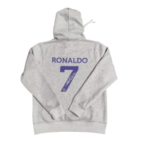 Al Nassr x Ronaldo Sweater Hoodie Gray 2022/23